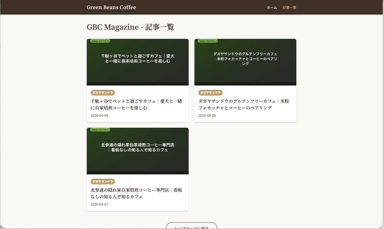生成記事一覧